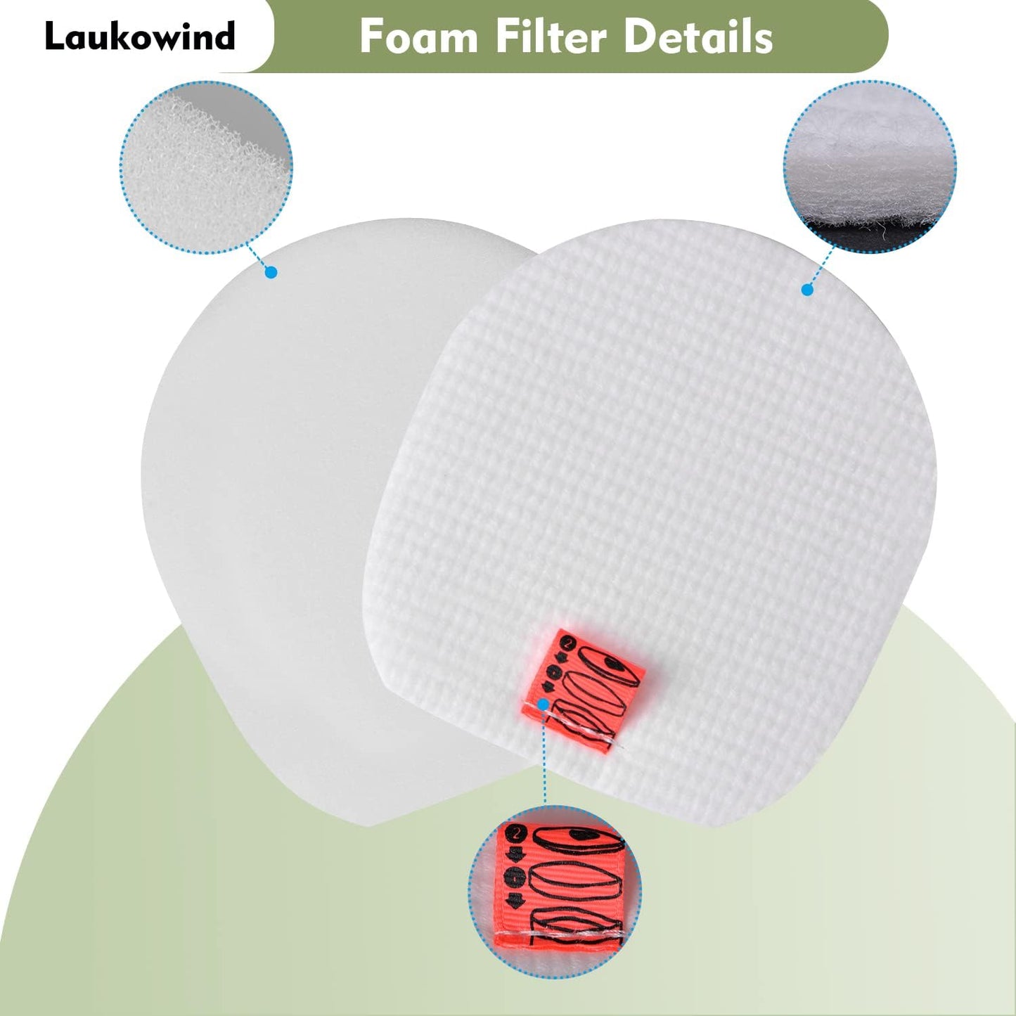 Shark IZ362H IZ462H IZ363HT IZ163H IZ483H Replacement Filter-Laukowind