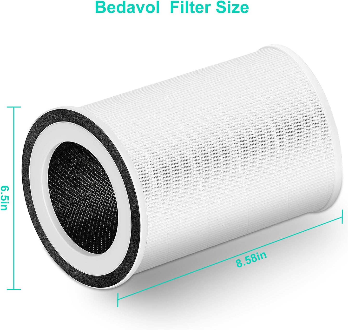 True 360° 3-Stage Filtration For Afloia KILO Filter Replacement 2 Pack-Laukowind