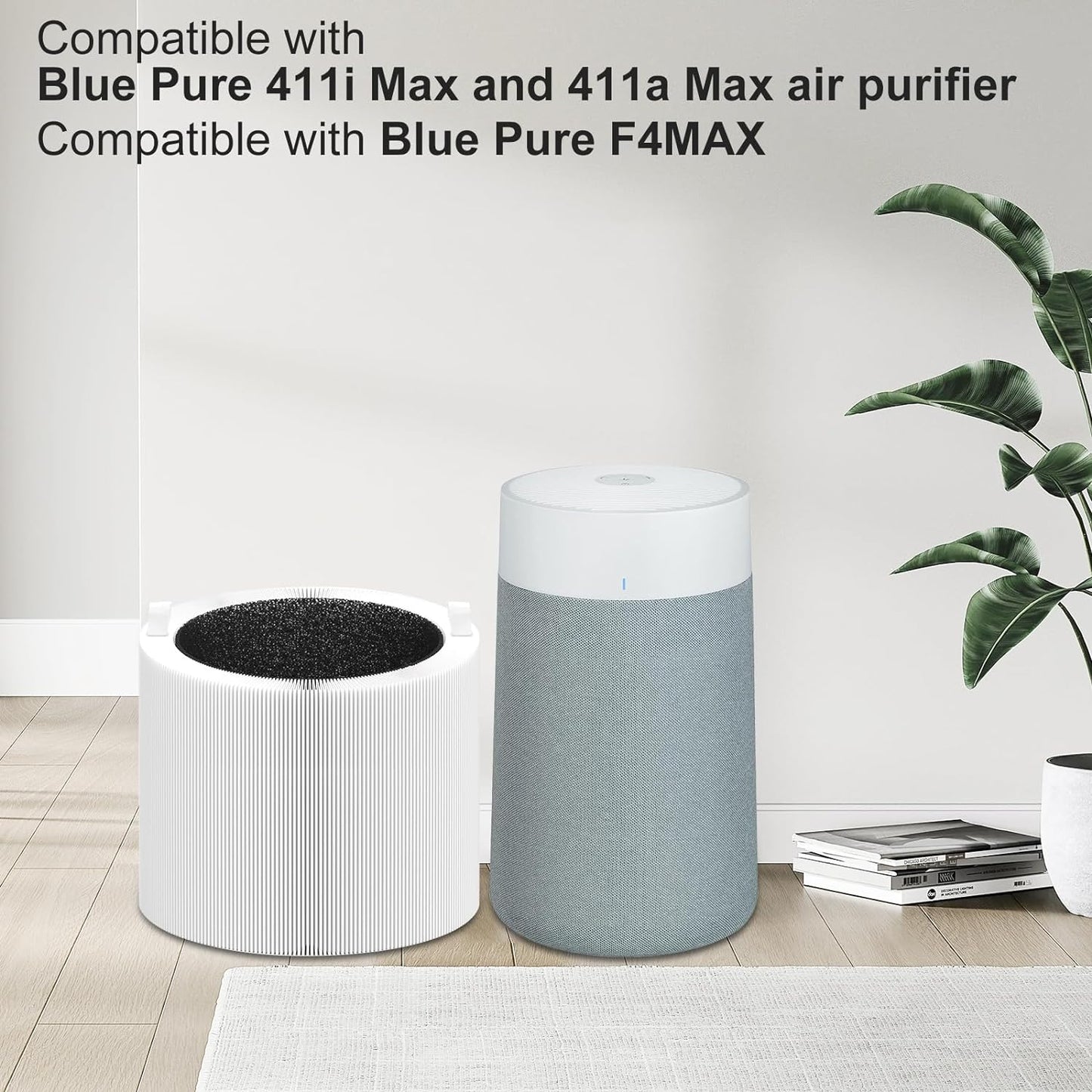 Blue Pure 411i/411a Max Replacement Filter Air purification Filter 2 Pack-Laukowind