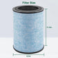 Instant AP300 Filter Replacement H13 True HEPA Activated Carbon Filter Compare F300 Filter-Laukowind