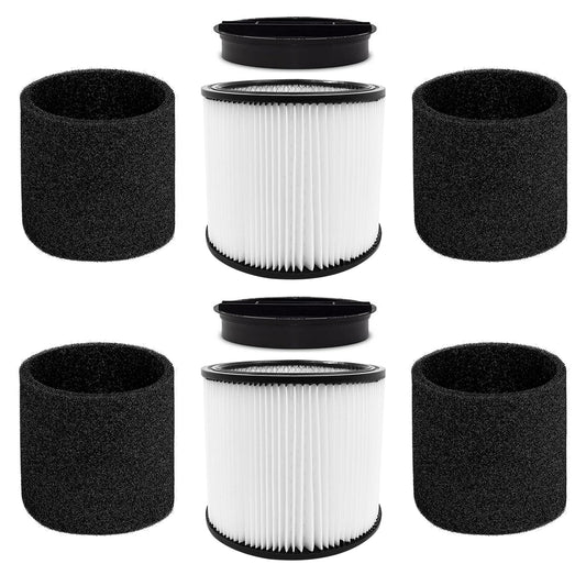 Cero 90304 Spare Filter Compatible With Shop Vac 90304, 90350, 90333, 90585 Vacuum Cleaner-Laukowind