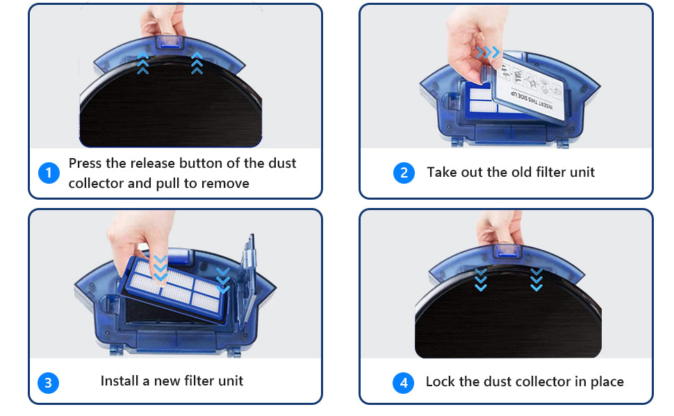 Replacement Parts Compatible With Eufy RoboVac 11S, 12, 15C, 15T, 25C, 30, 30C, 35C Accessory-Laukowind